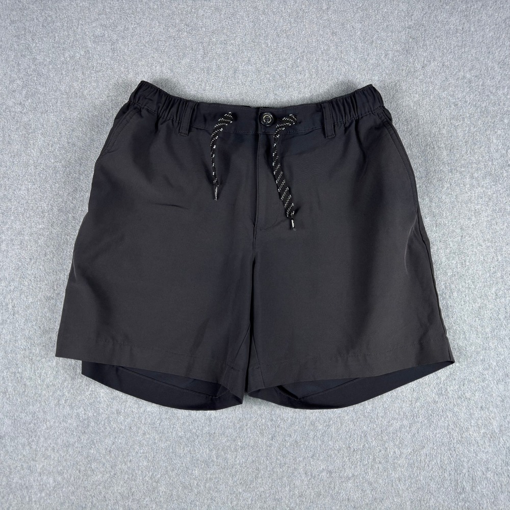 Chubbies Everywear Shorts Mens Medium Black 6" Inseam Elastic Stretch Golf